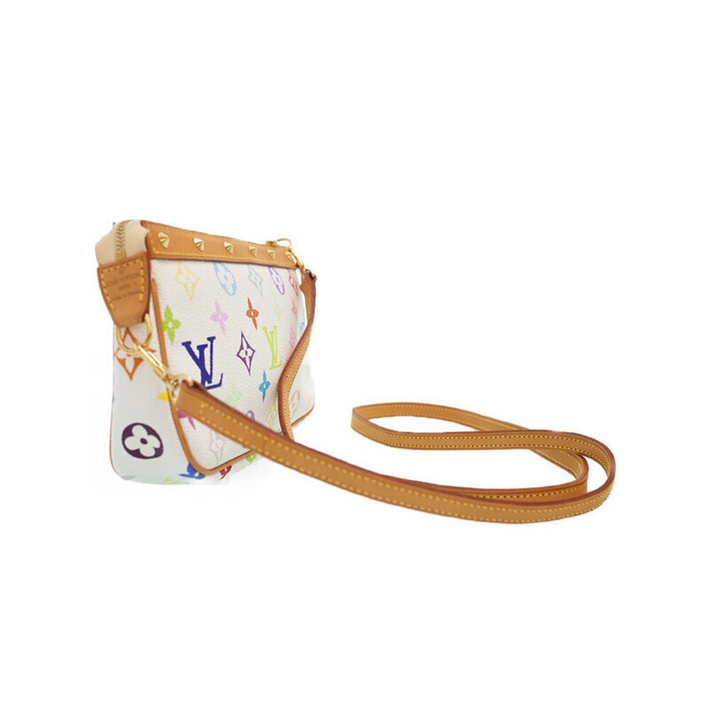 Louis Vuitton Monogram Shoulder Multicolor Strap Pochette Accessoires Bag